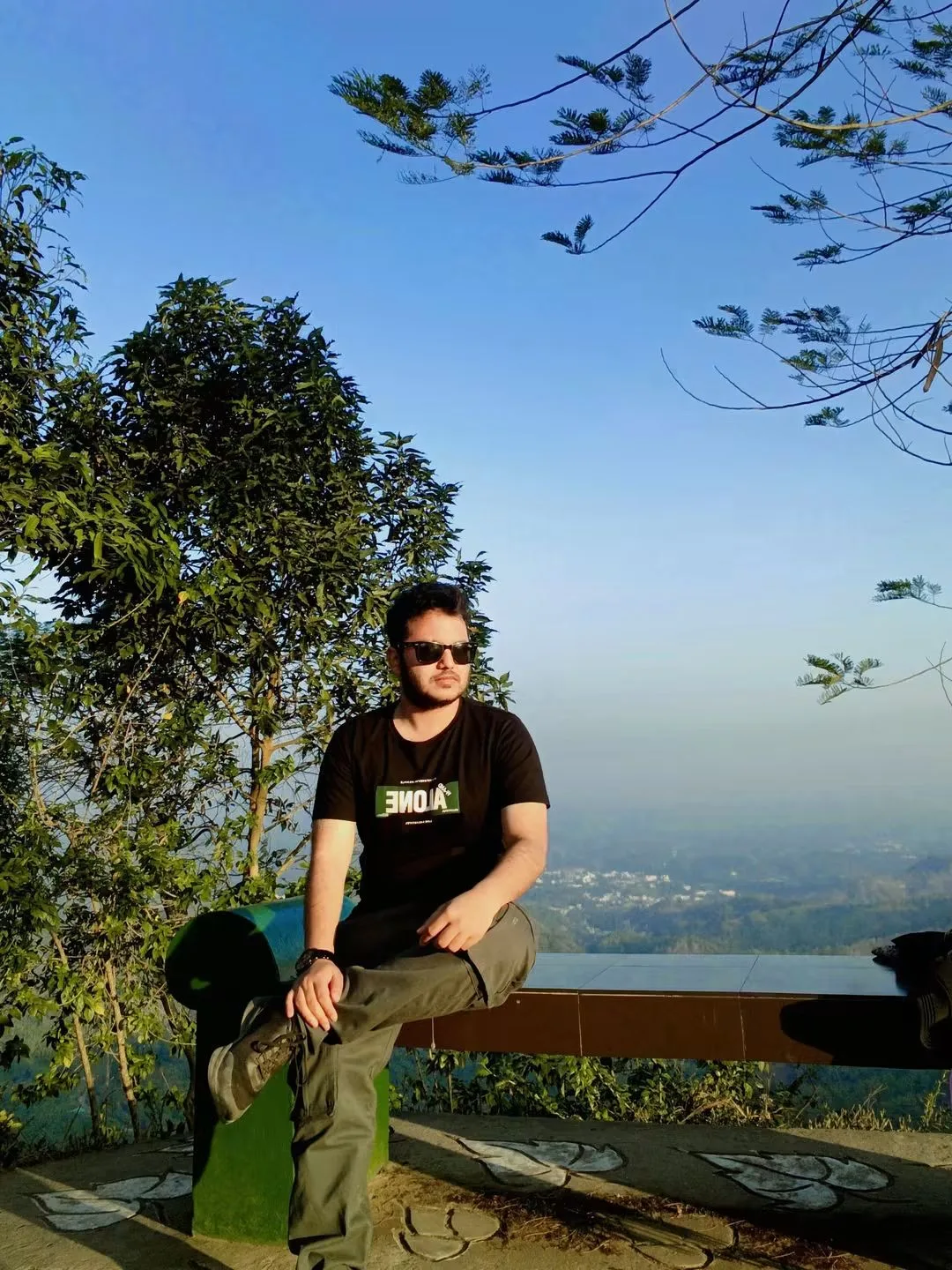 Asif Rezan in a casual black outfit outdoors in Bangladesh