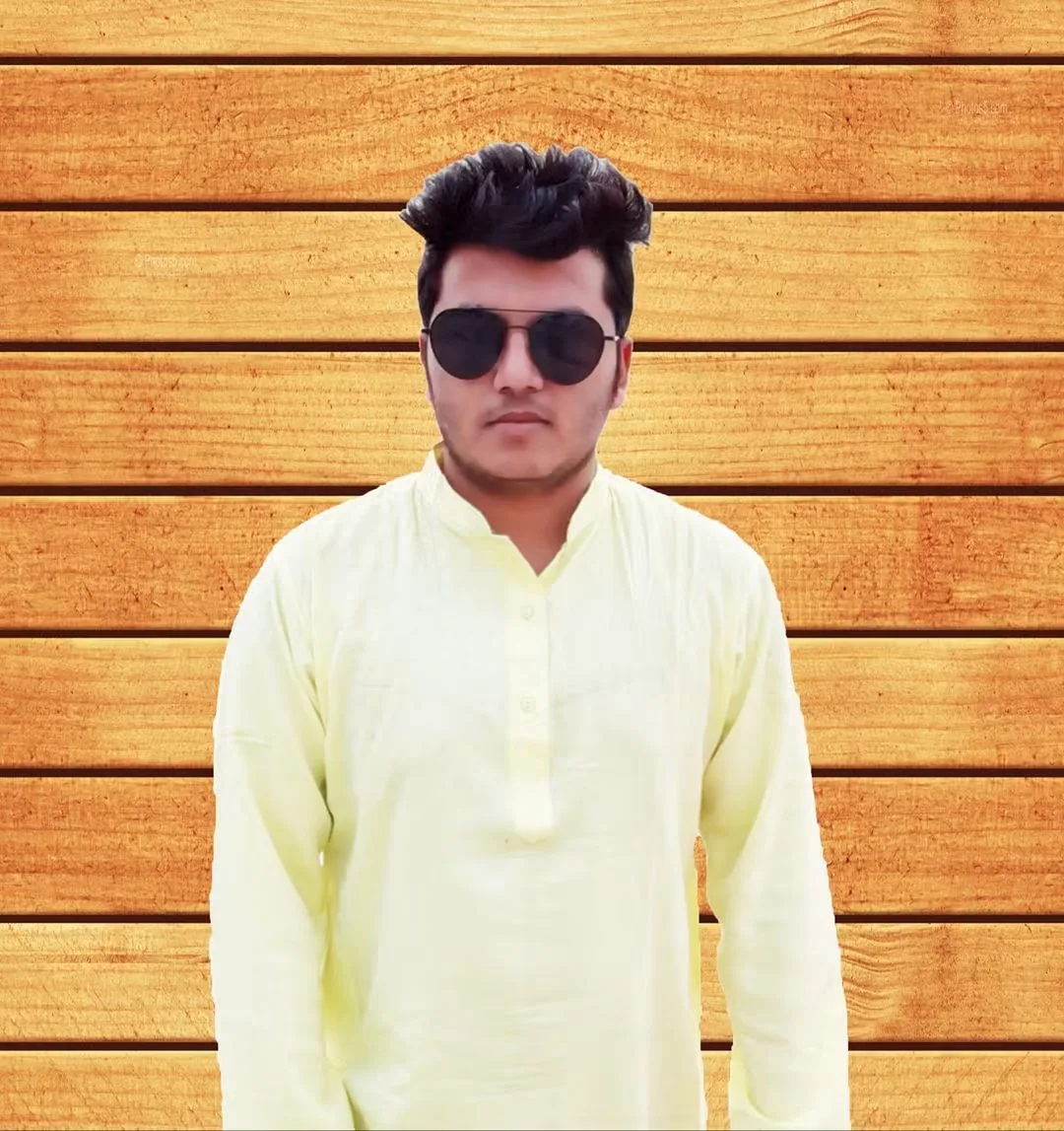 Bangladeshi man Asif Rezan wearing a traditional panjabi and sunglasses